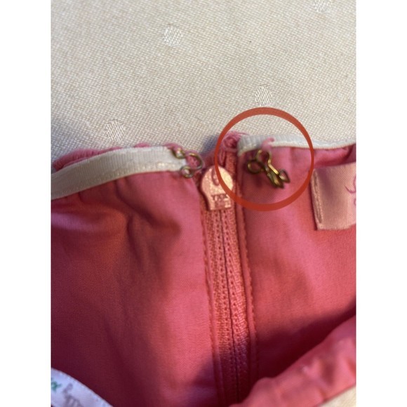 Lilly Pulitzer Strapless “Bowen” Hotty Pink Dress‎ Size 4 - Picture 8 of 8